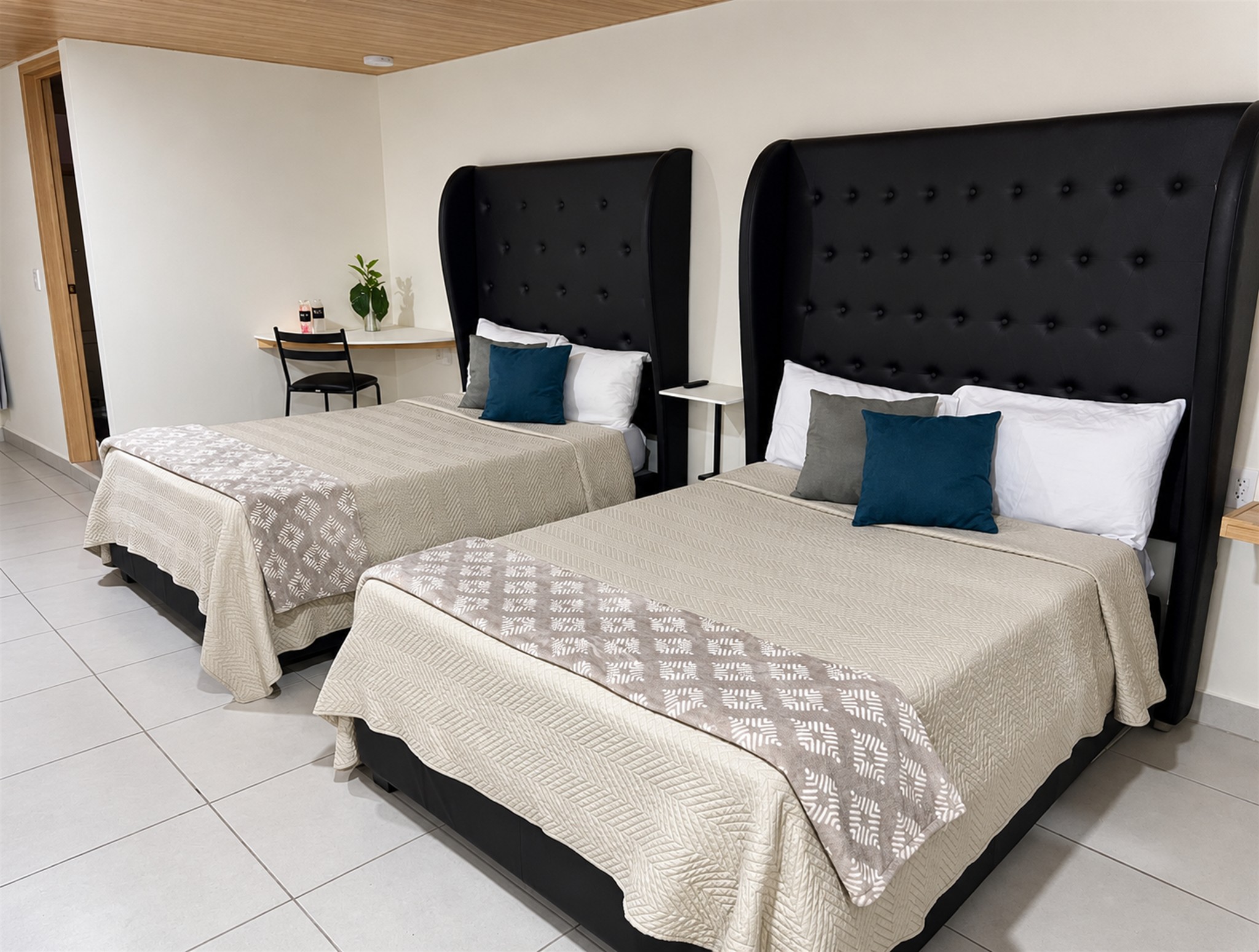 Habitación con dos camas